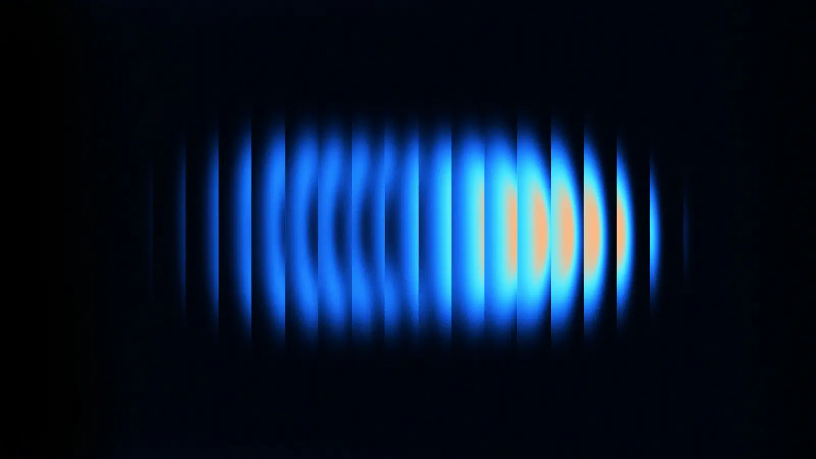 Visual abstracto de ondas y energía electromagnética relacionado con la radiofrecuencia